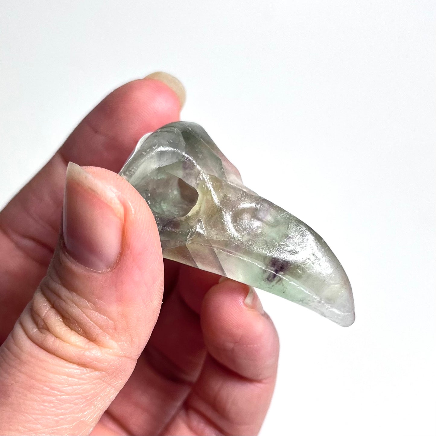 Fluorite | Raven Skull Medium