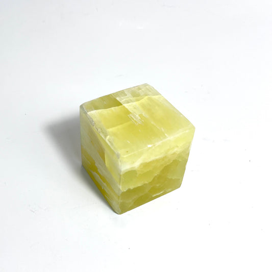 Lemon Calcite | Cube Carving