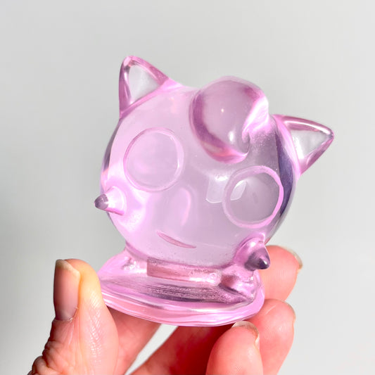 Jigglypuff Medium | Pink Opalite Pokemon Inspired