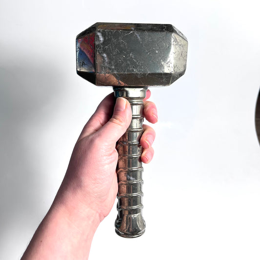 Thor’s Hammer Large | Pyrite Marvel Inspired