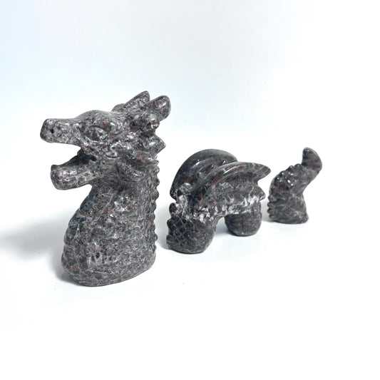 Yooperlite (UV Reactive) | Dragon 3 piece carving