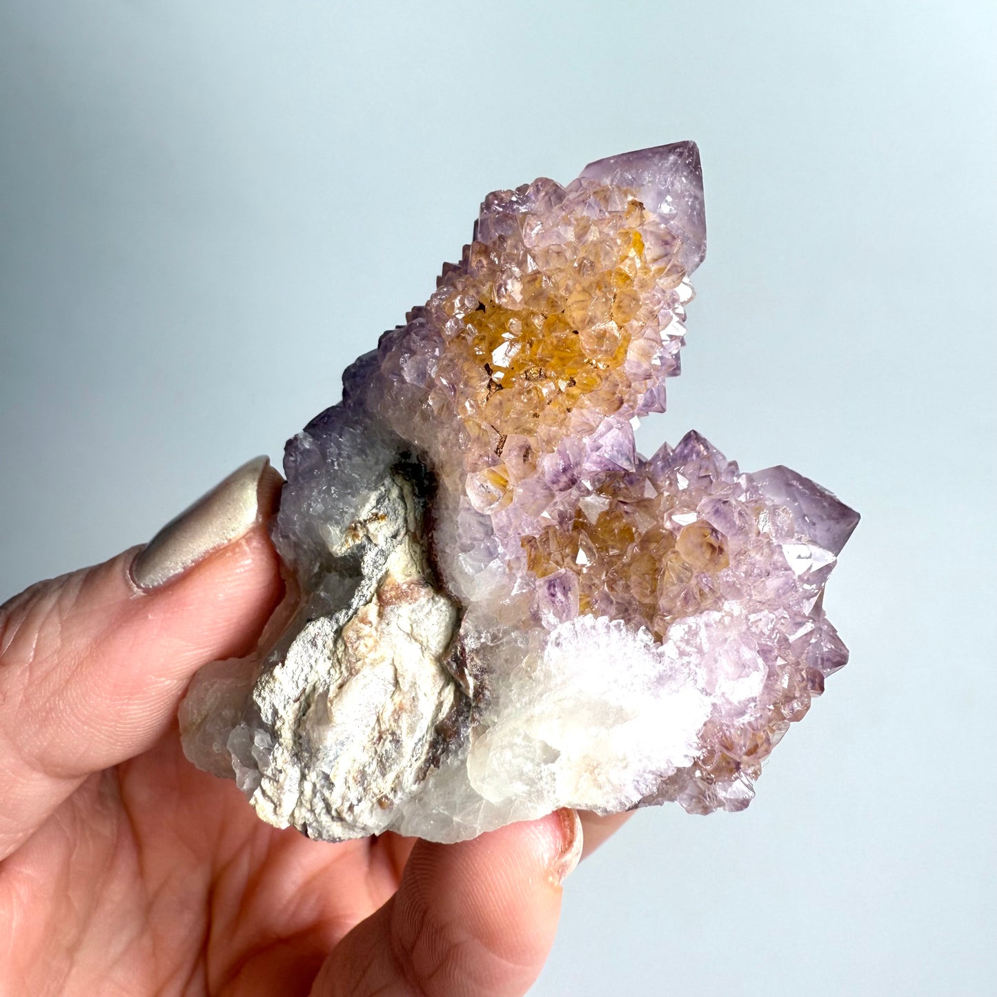 Natural Spirit Quartz Geode Cluster | Quartz Specimen