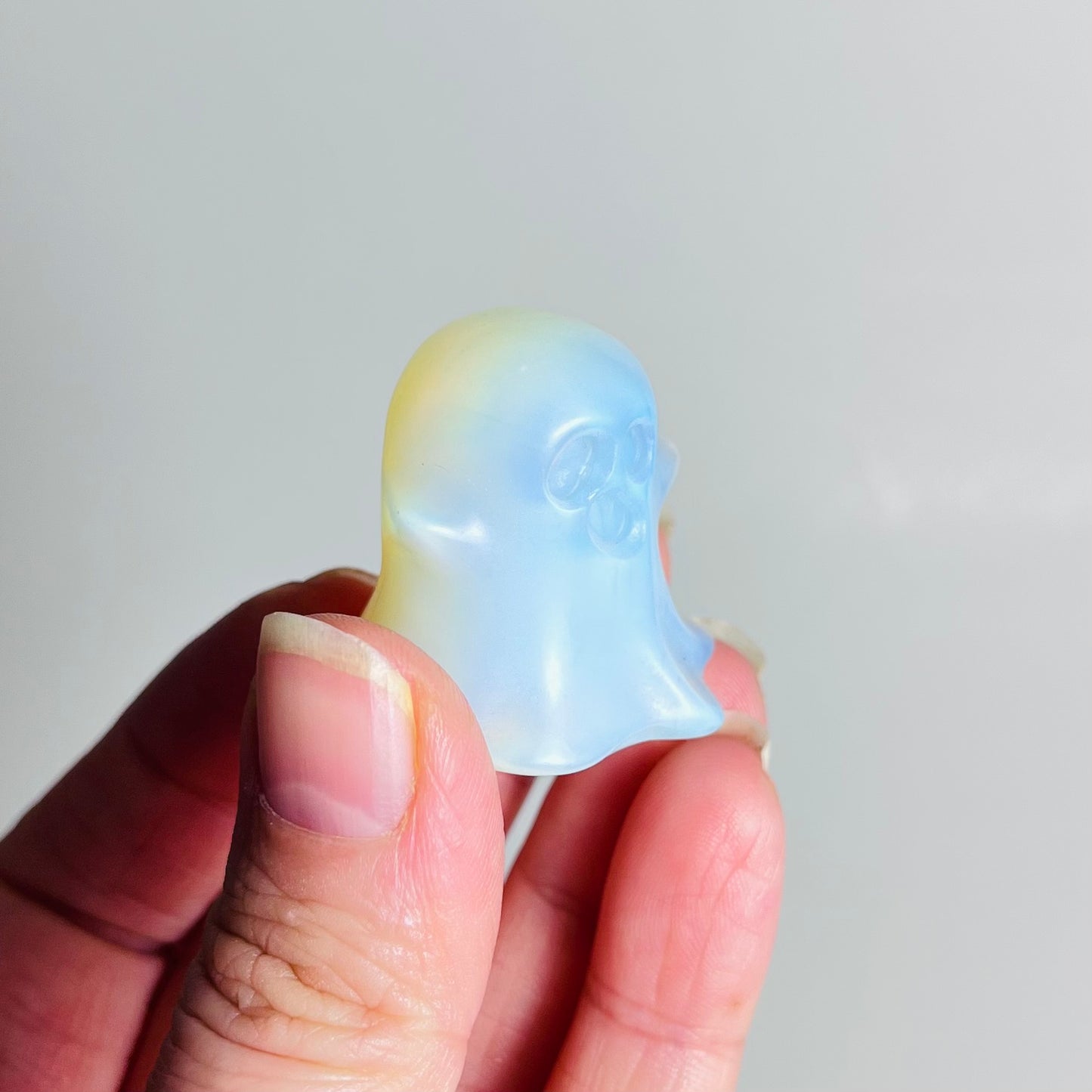 White Opalite | Ghost Carving