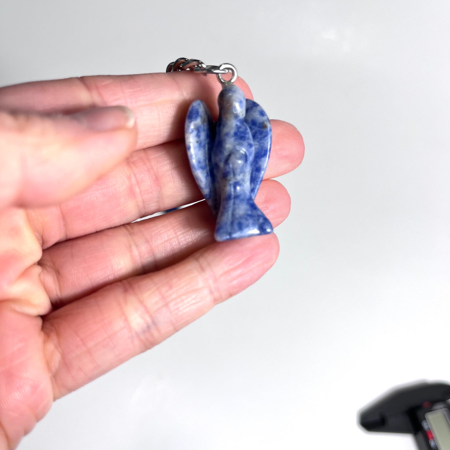 Mix Crystal | Angel Carving Keychain