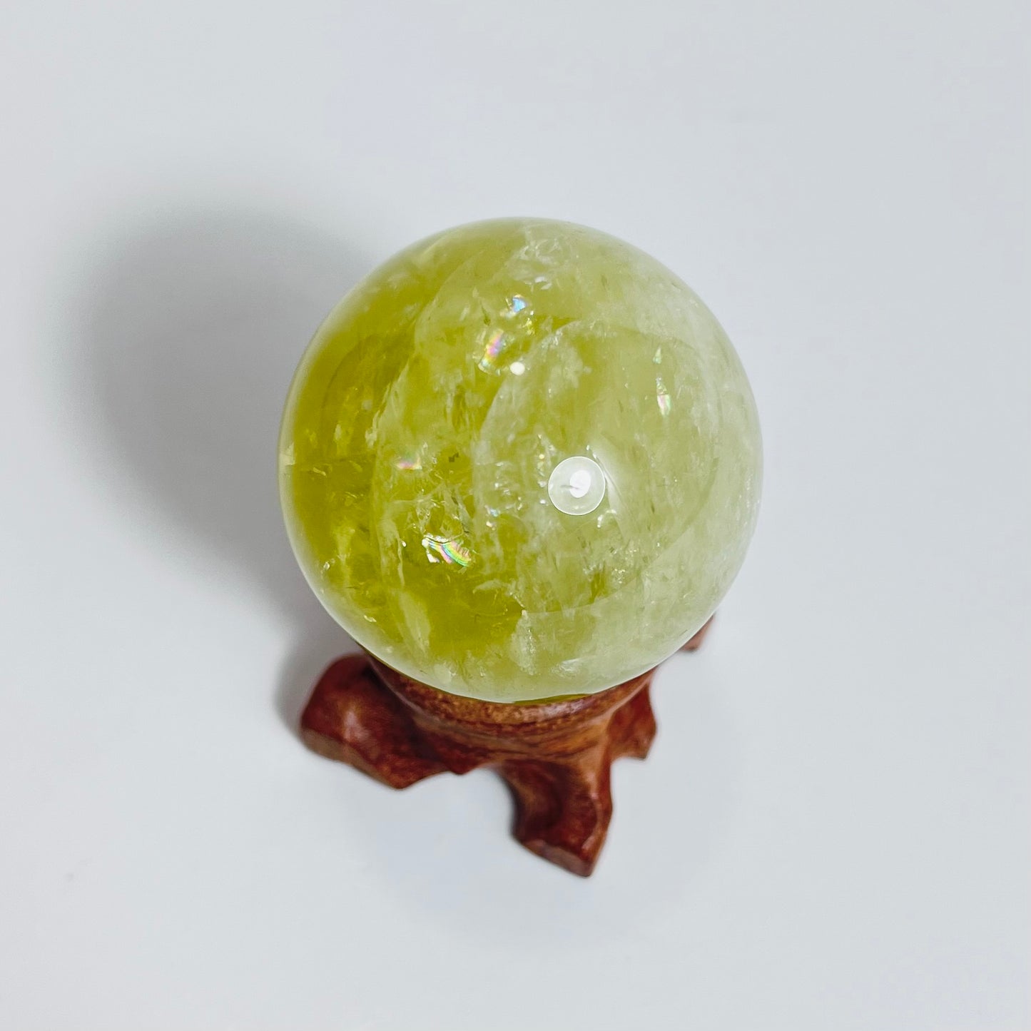 Citrine | Sphere with wood stand