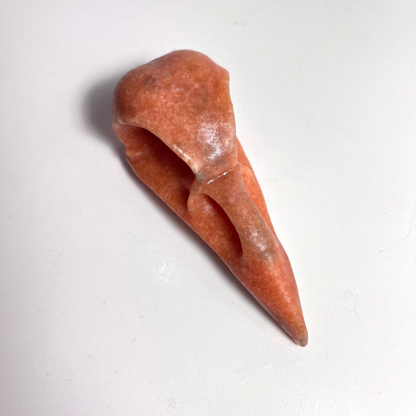 Orange Aventurine | Raven Skull Large