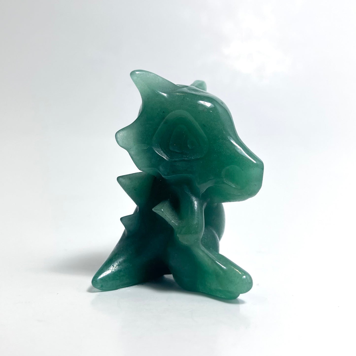 Cubone Medium | Green Aventurine Pokemon Inspired