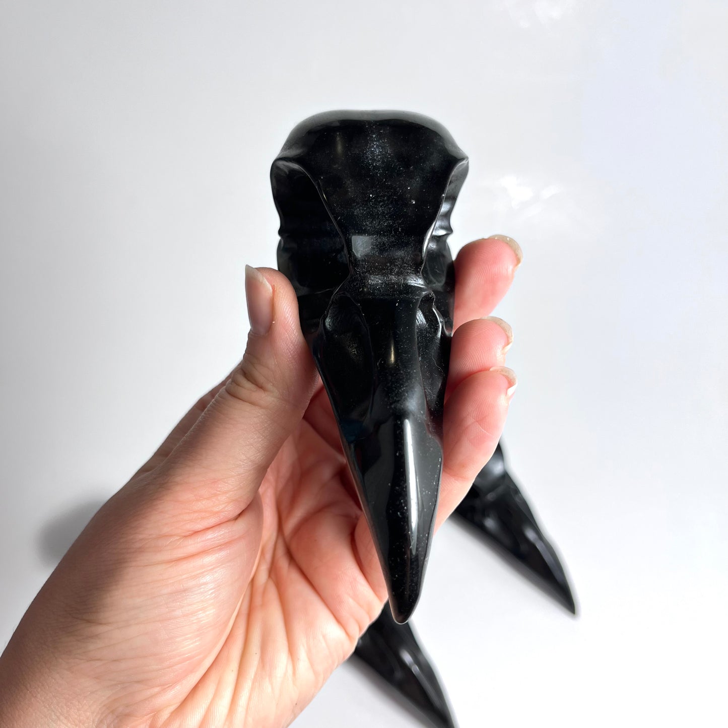 Obsidian | Raven Skull Large