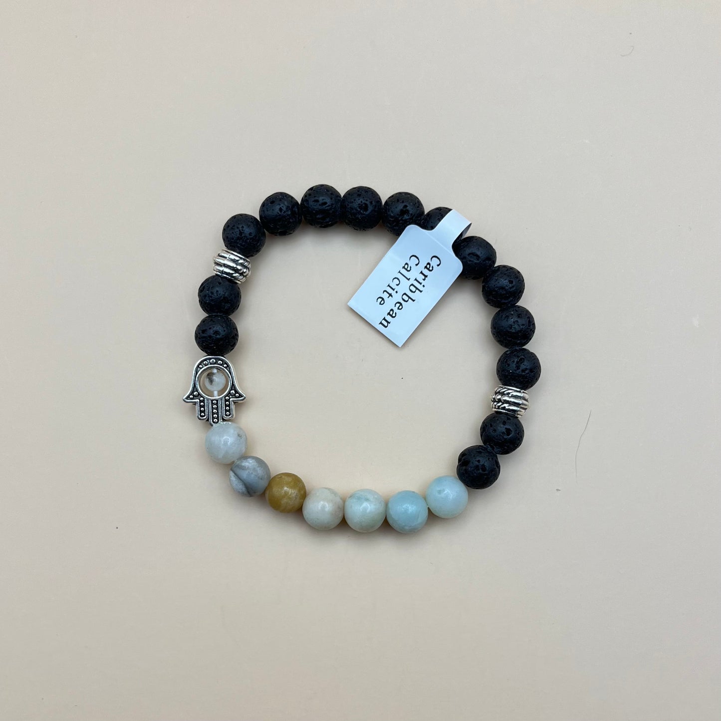 Caribbean Calcite | Bracelet Hand of Fatima Collection