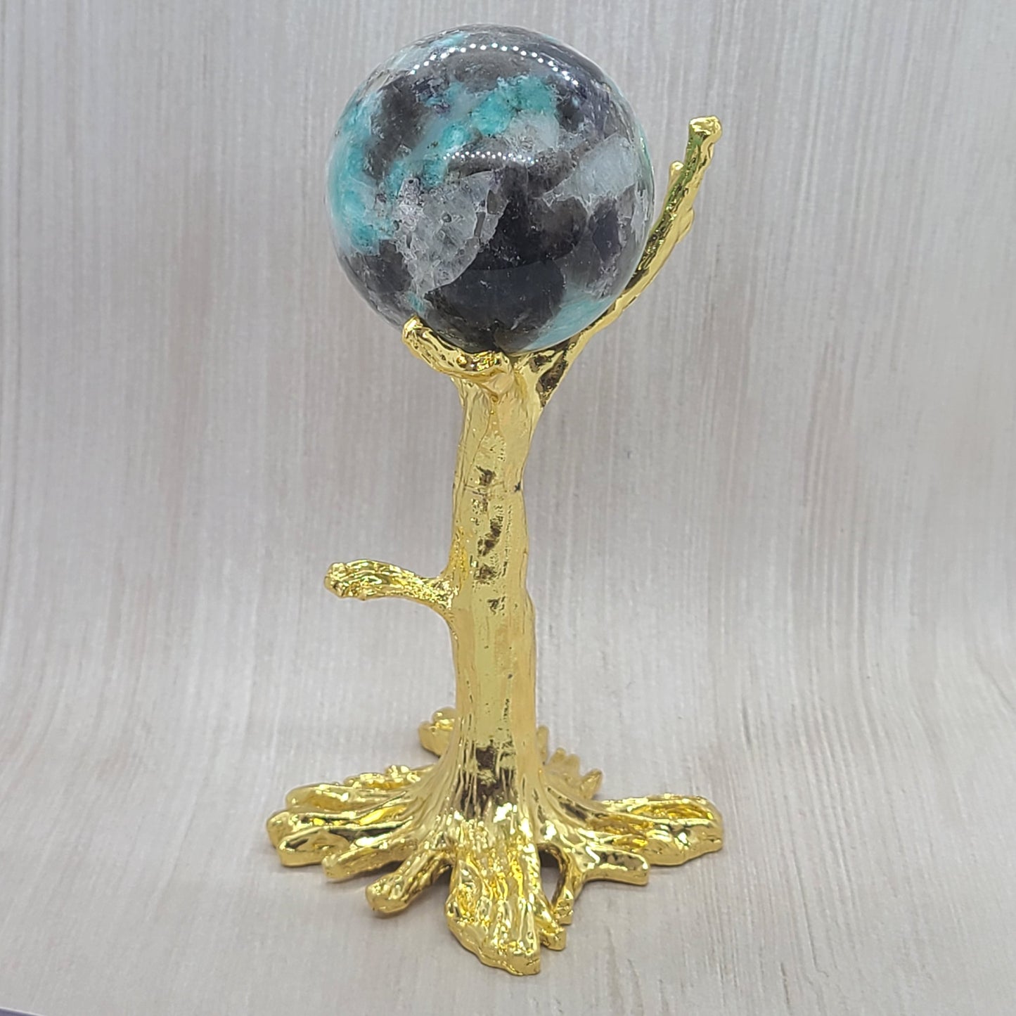 Sphere Holder | Gold Tree
