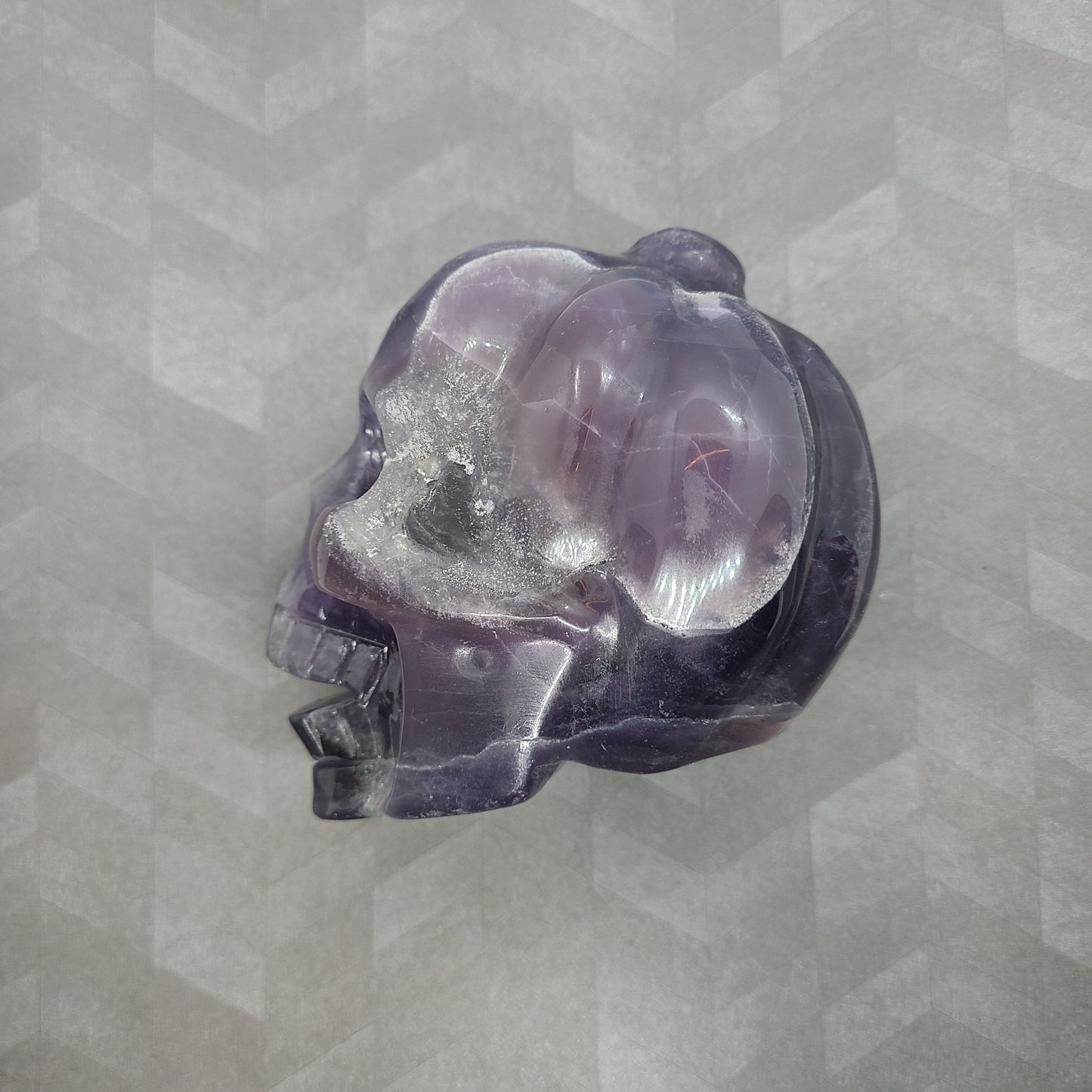 Fluorine | Sculpture de crâne de citrouille