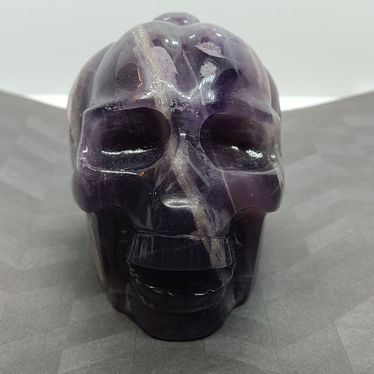 Fluorine | Sculpture de crâne de citrouille