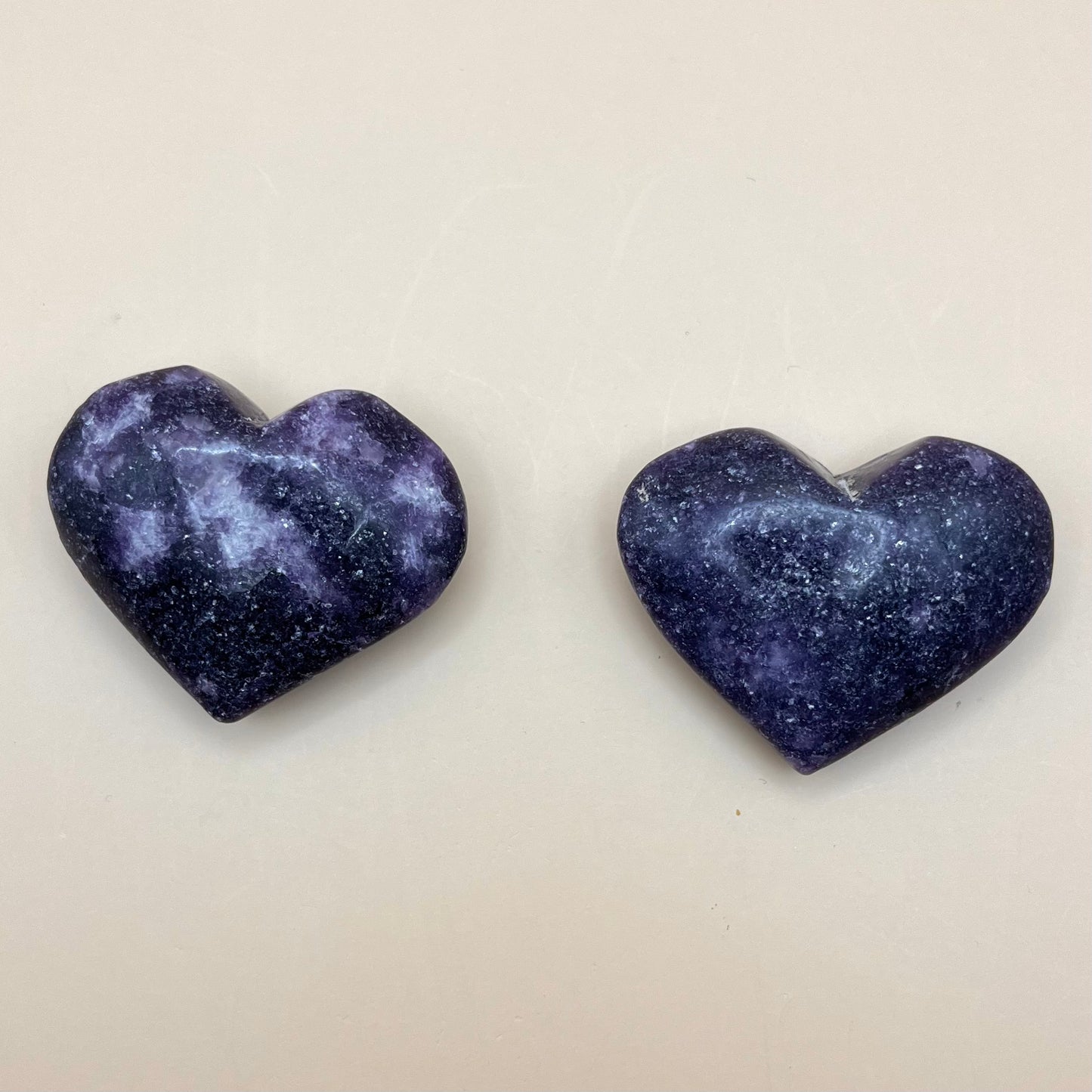 Purple Mica | Heart Carving