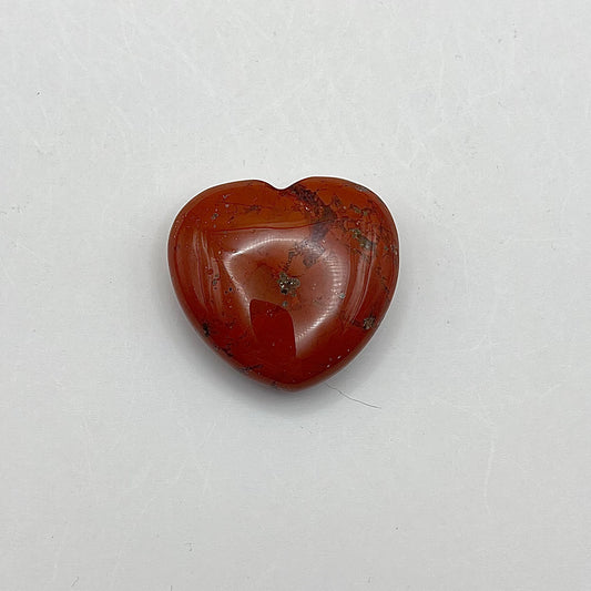 Red Jasper | Heart Carving