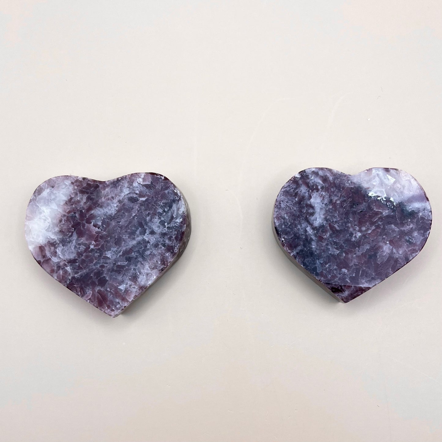 Rubellite in Quartz | Heart Carving