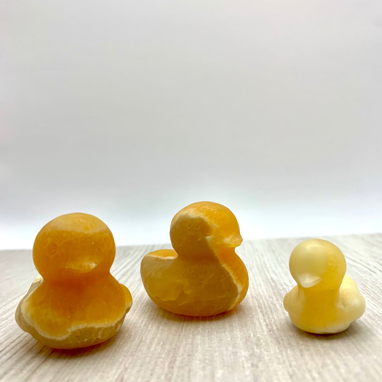 Orange / Yellow Calcite | Rubber Duck Carving