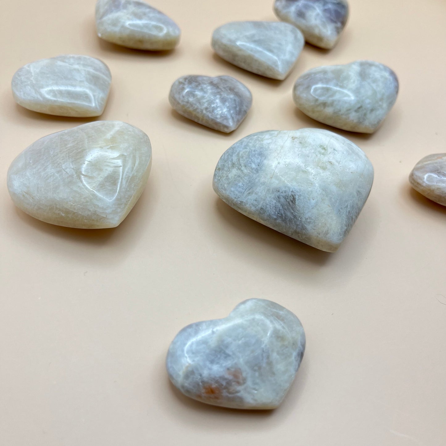 Moonstone | Heart Carving